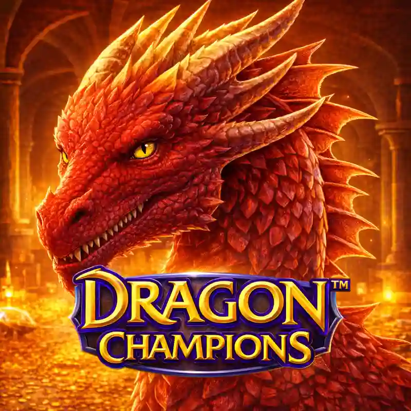 Dragon Champions slot game banner nustar ph